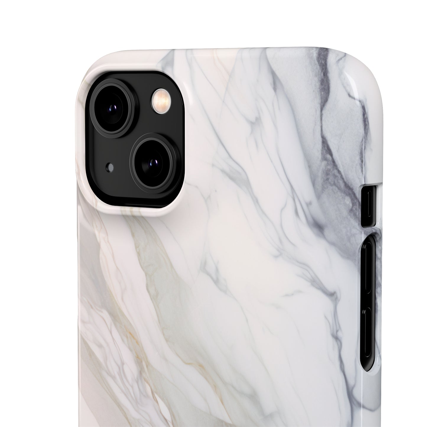 Light Cloud Marble - iPhone Snap Case