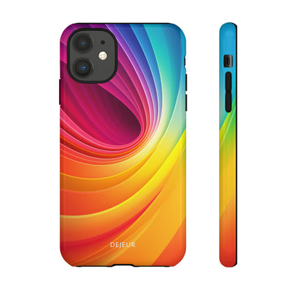 Rainbow Swirl - iPhone Tough Case