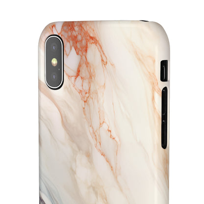 Ash Sandstone Marble - iPhone Snap Case