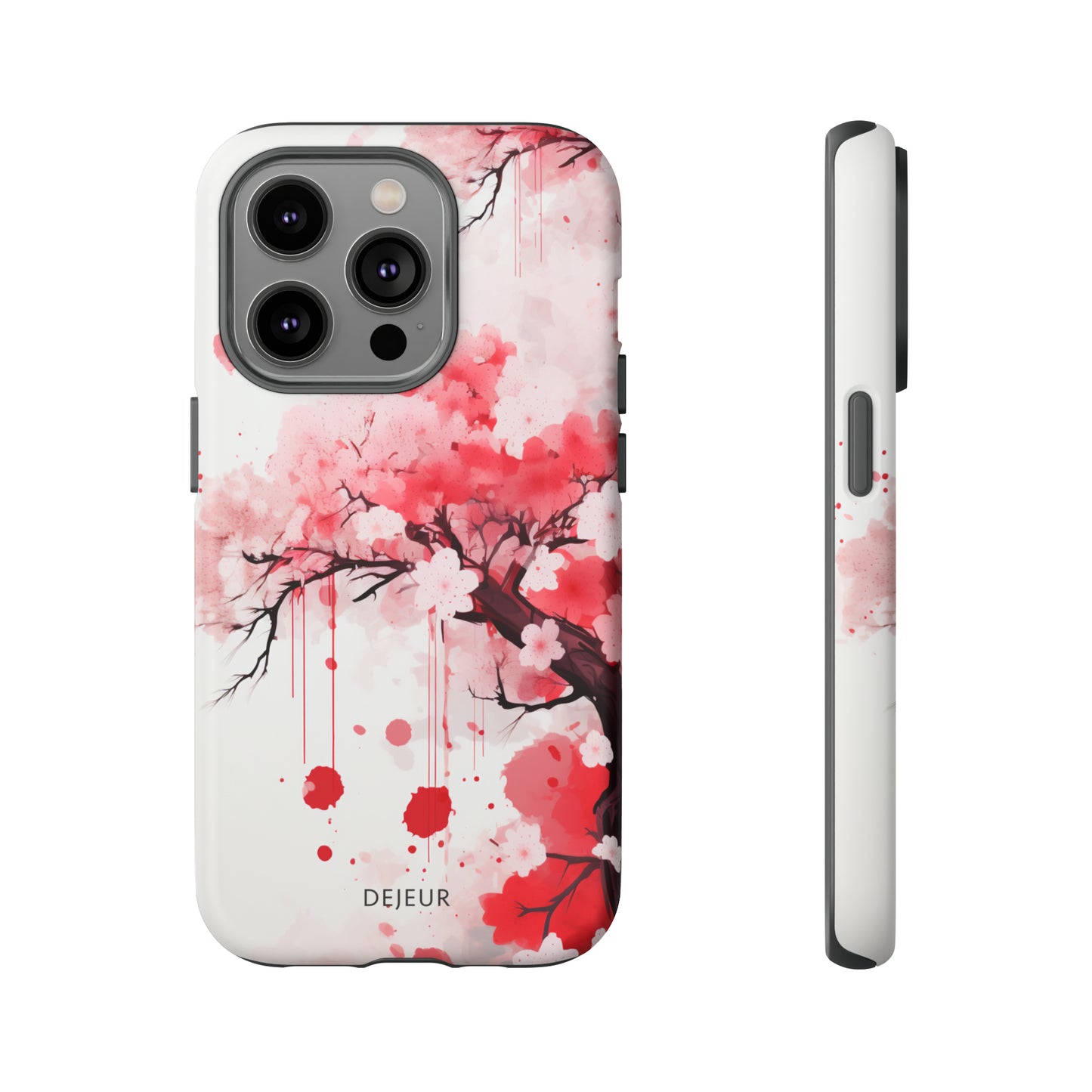 Cherry Blossom Painting - iPhone Tough Case