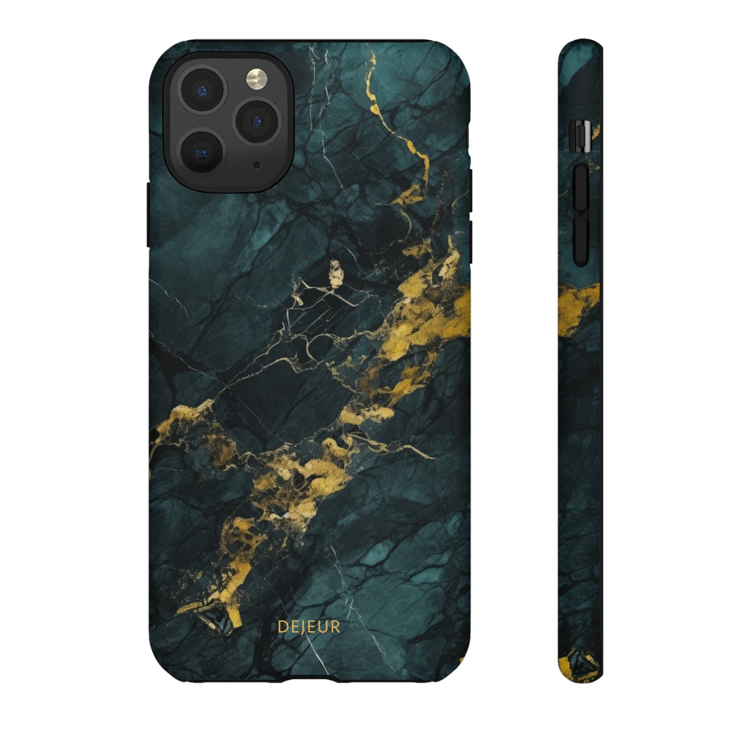 Gold Shadow Marble - iPhone Tough Case