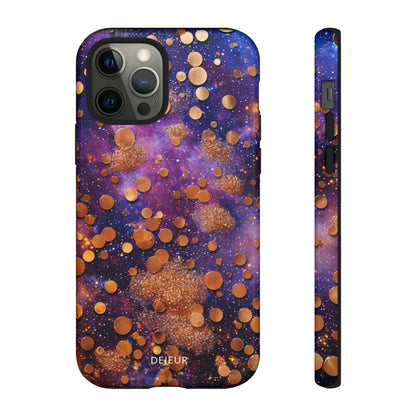 Cosmic Glitter Circles - iPhone Tough Case