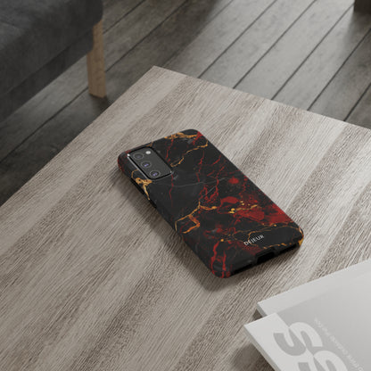 Dark Crimson Marble - Samsung Galaxy Tough Case