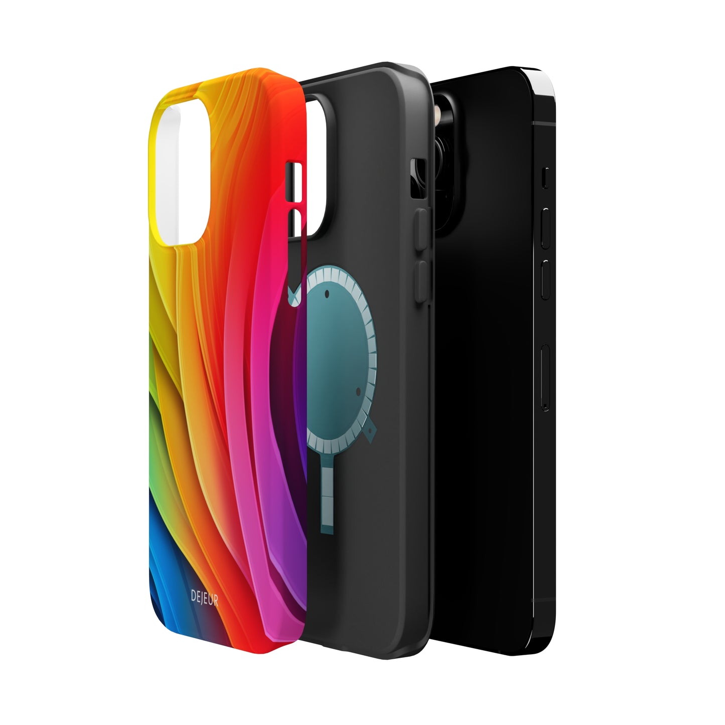 Rainbow Layers - iPhone MagSafe Tough Case