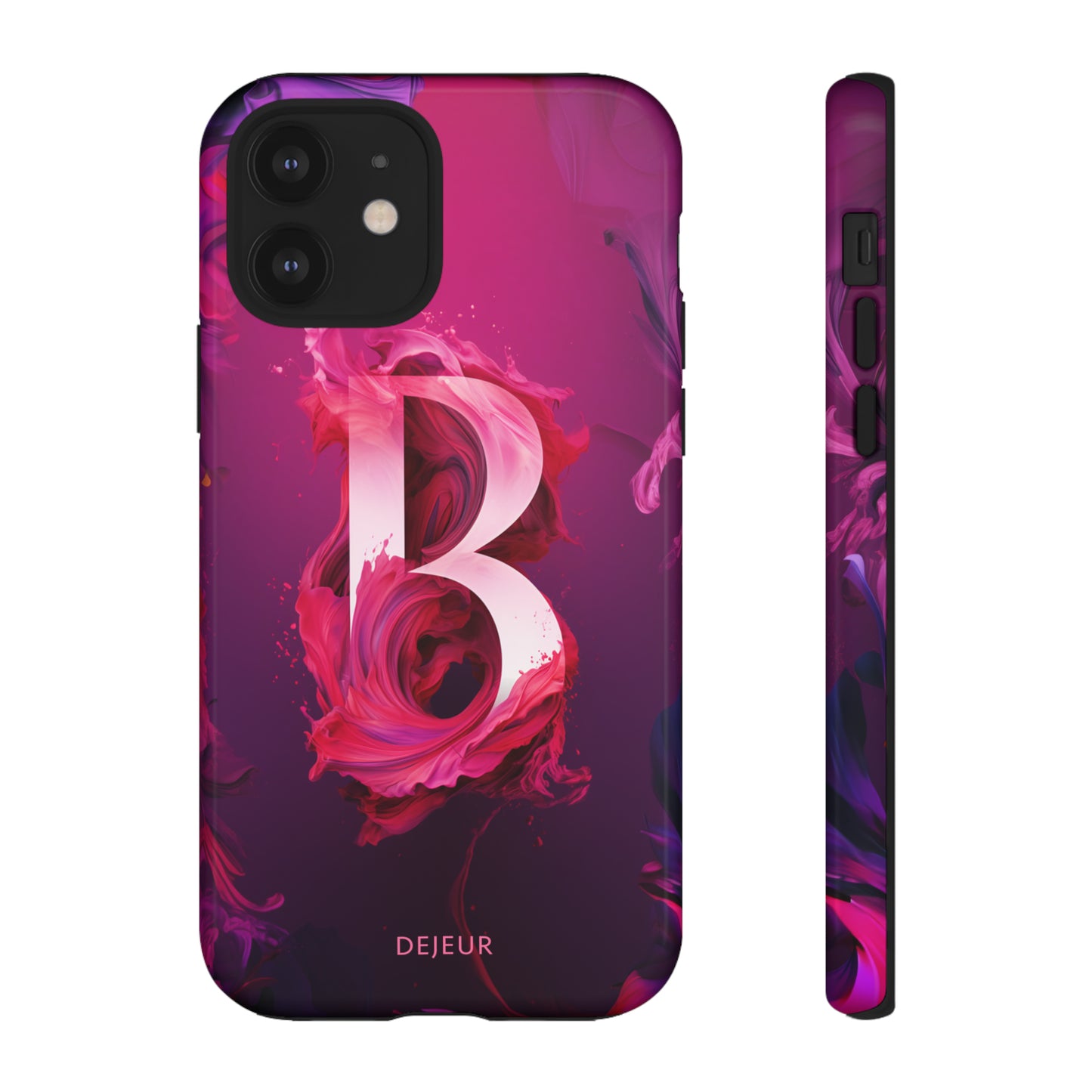 B Pink Splash - iPhone Tough Case