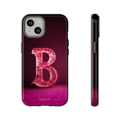 B Pink Roses - iPhone Tough Case