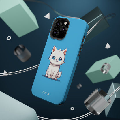 Little Blue Eyed Cat - iPhone MagSafe Tough Case