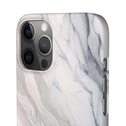 Light Cloud Marble - iPhone Snap Case