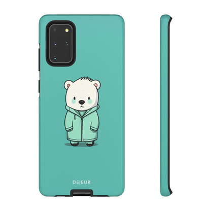 Aqua Coat Bear - Samsung Galaxy Tough Case