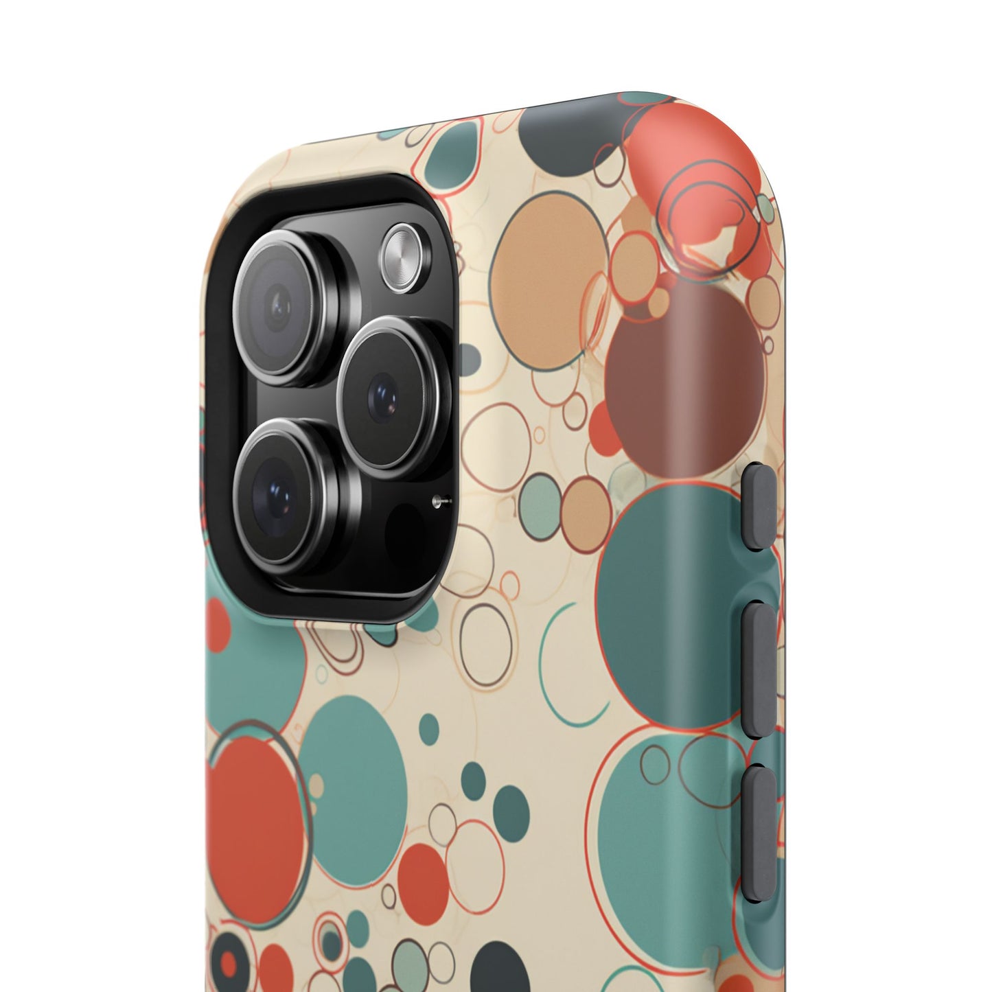 Pastel Line Circles - iPhone MagSafe Tough Case