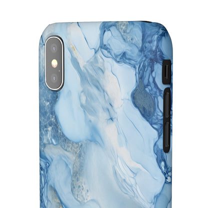 Sky Blue Marble - iPhone Snap Case