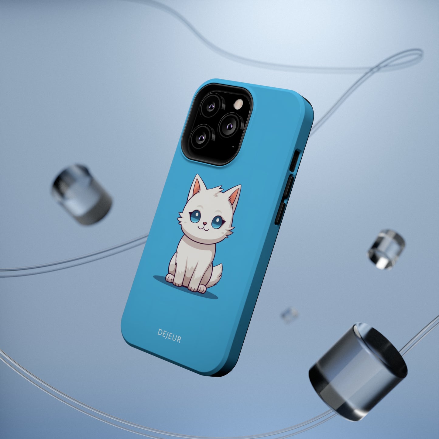 Little Blue Eyed Cat - iPhone MagSafe Tough Case