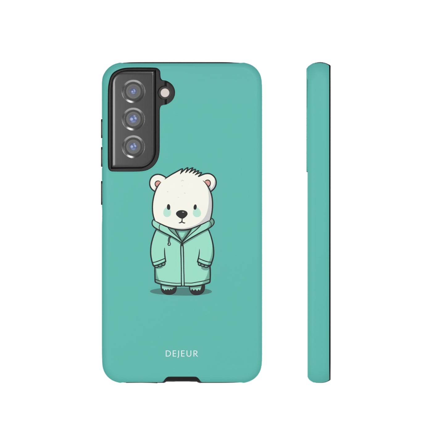 Aqua Coat Bear - Samsung Galaxy Tough Case