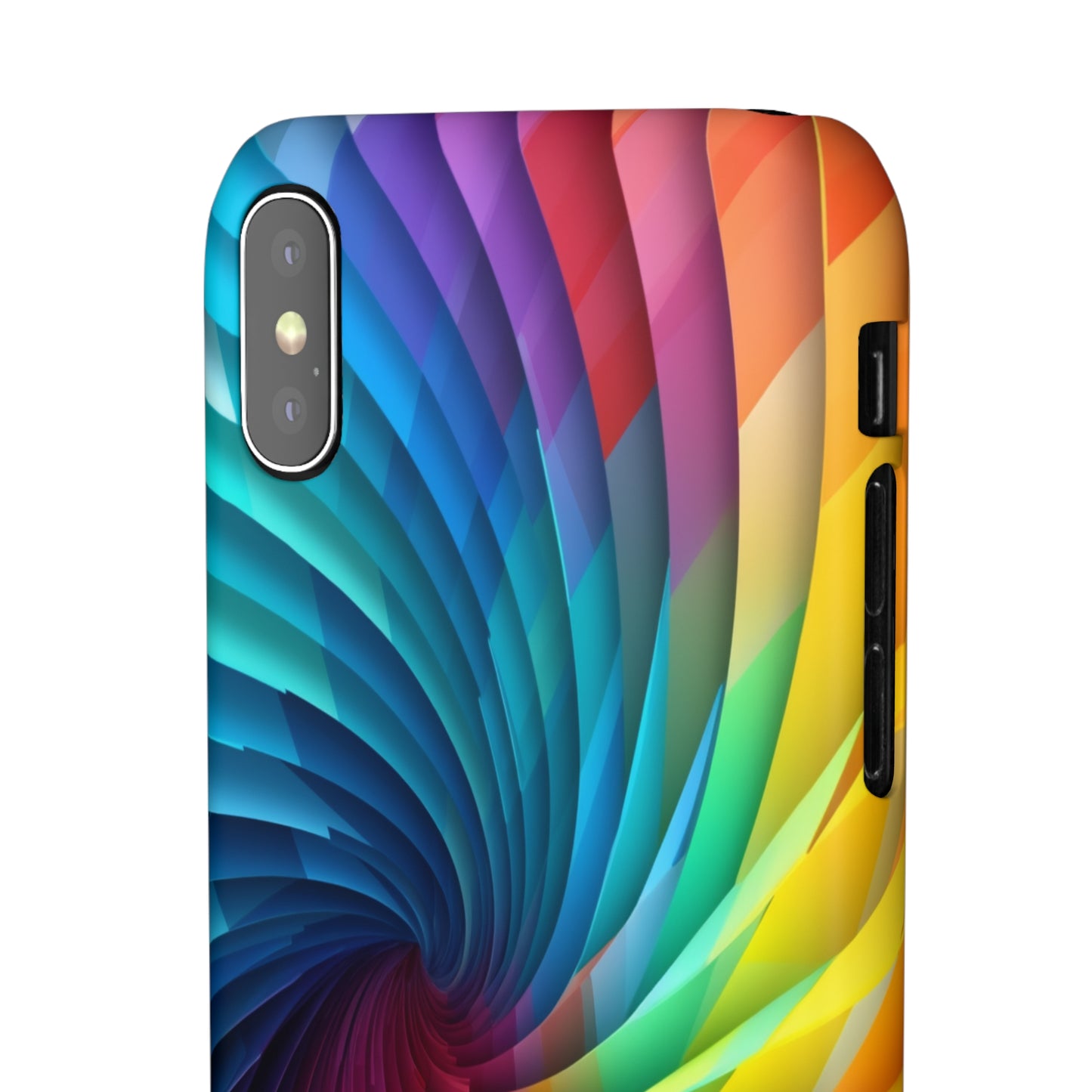 Rainbow Spiral - iPhone Snap Case