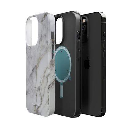 Touch of Gold Classic Marble - iPhone MagSafe Tough Case