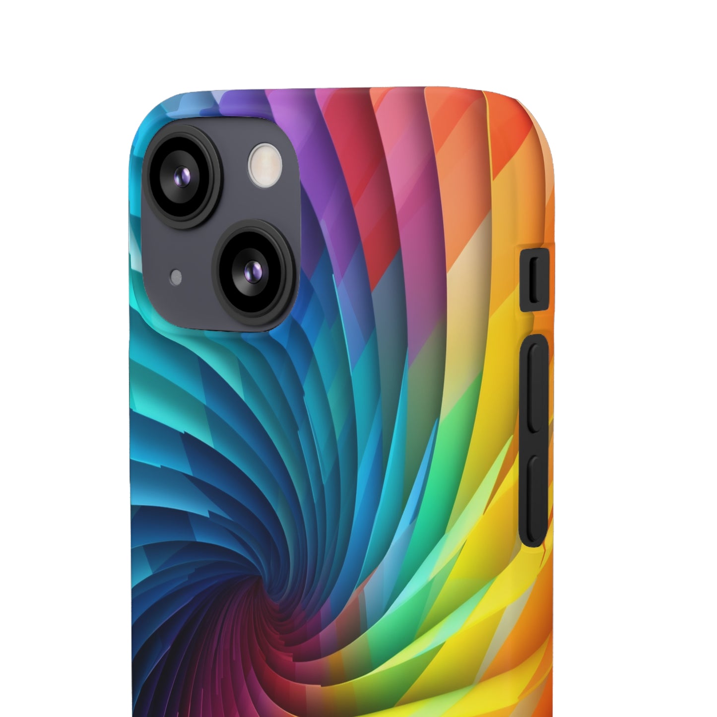 Rainbow Spiral - iPhone Snap Case