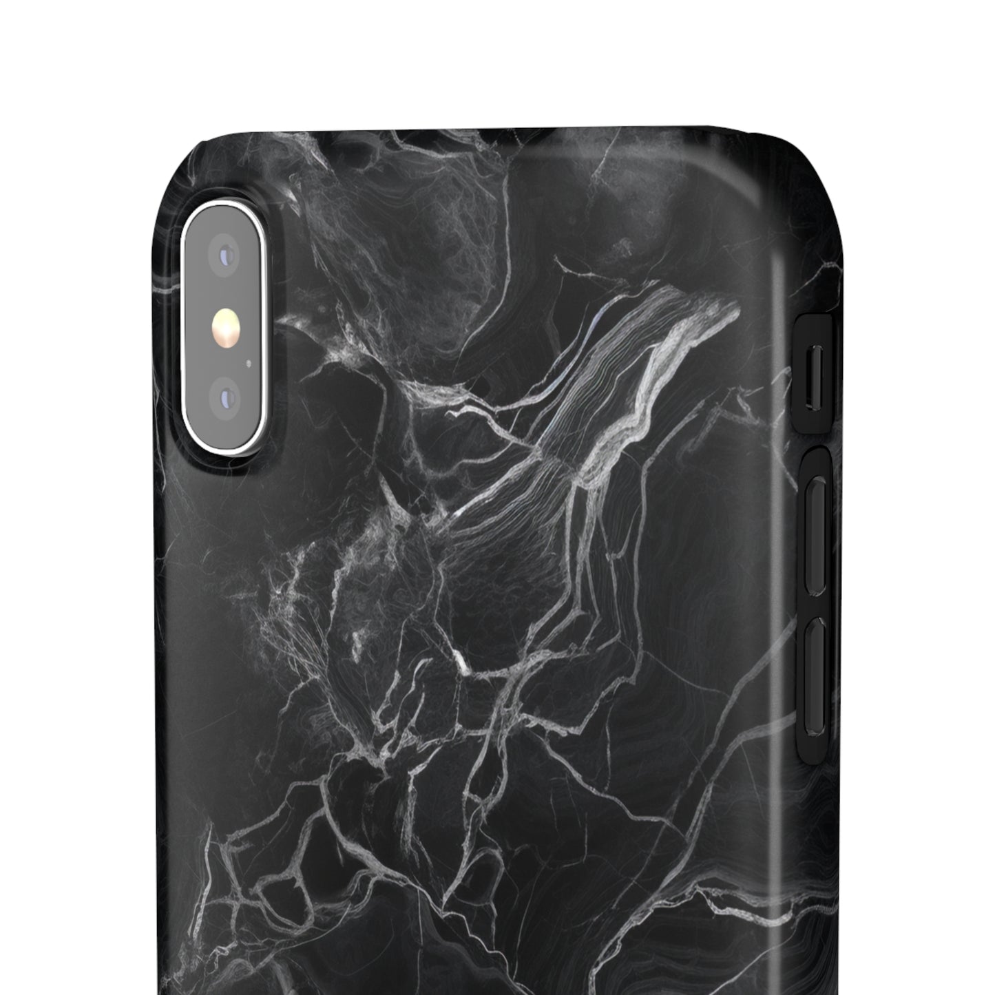 Dark Marble - iPhone Snap Case