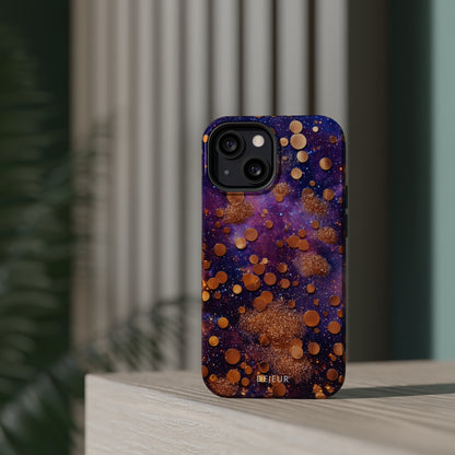 Cosmic Glitter Circles - iPhone MagSafe Tough Case