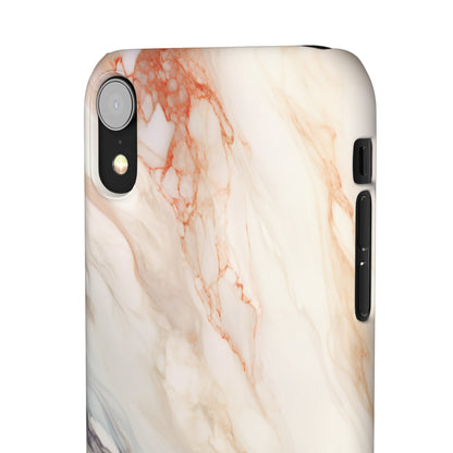 Ash Sandstone Marble - iPhone Snap Case