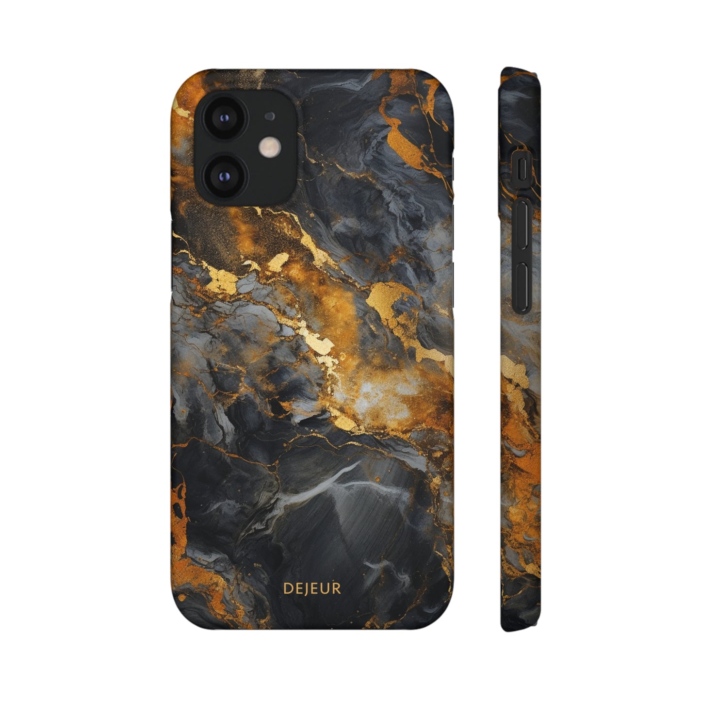 Platinum Gold Marble - iPhone Snap Case