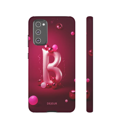 B Pink Party Balloons - Samsung Galaxy Tough Case