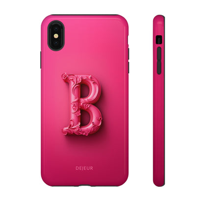 B Hot Pink - iPhone Tough Case