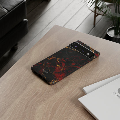 Dark Crimson Marble - Google Pixel Tough Case