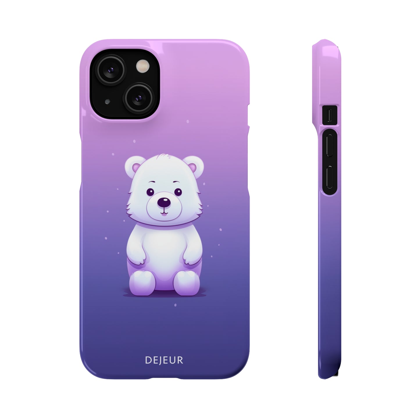 Violet Bear - iPhone Snap Case