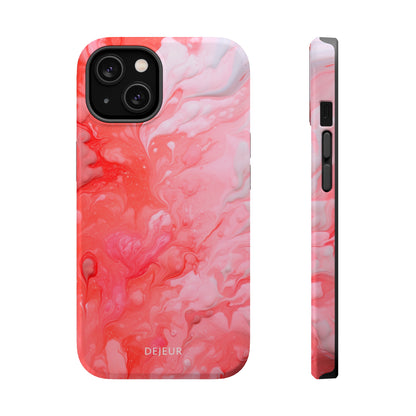 Rose Pink Marble - iPhone MagSafe Tough Case