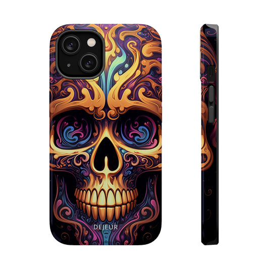 Paisley Skull - iPhone MagSafe Tough Case