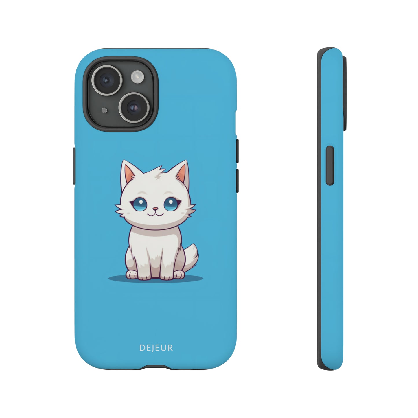 Little Blue Eyed Cat - iPhone Tough Case