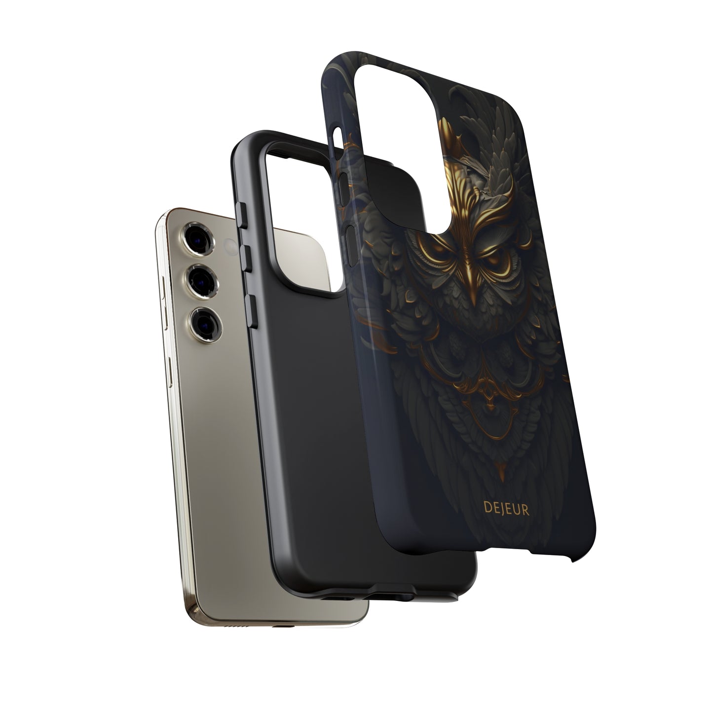 Golden Dark Owl - Samsung Galaxy Tough Case