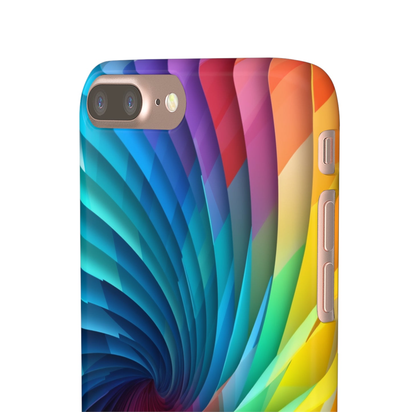 Rainbow Spiral - iPhone Snap Case