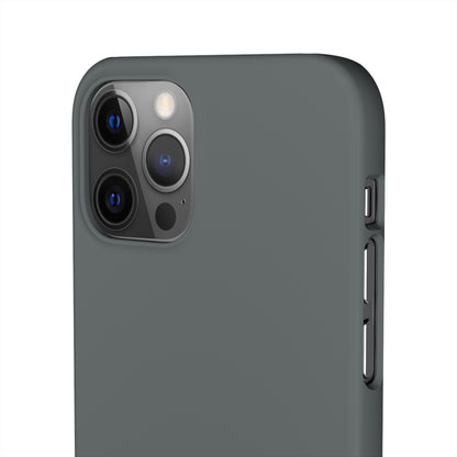 Graphite Grey B - iPhone Snap Case