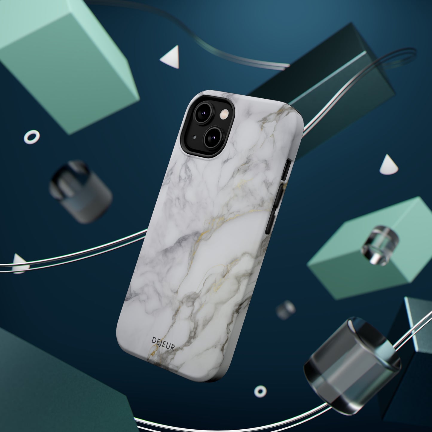 Touch of Gold Classic Marble - iPhone MagSafe Tough Case