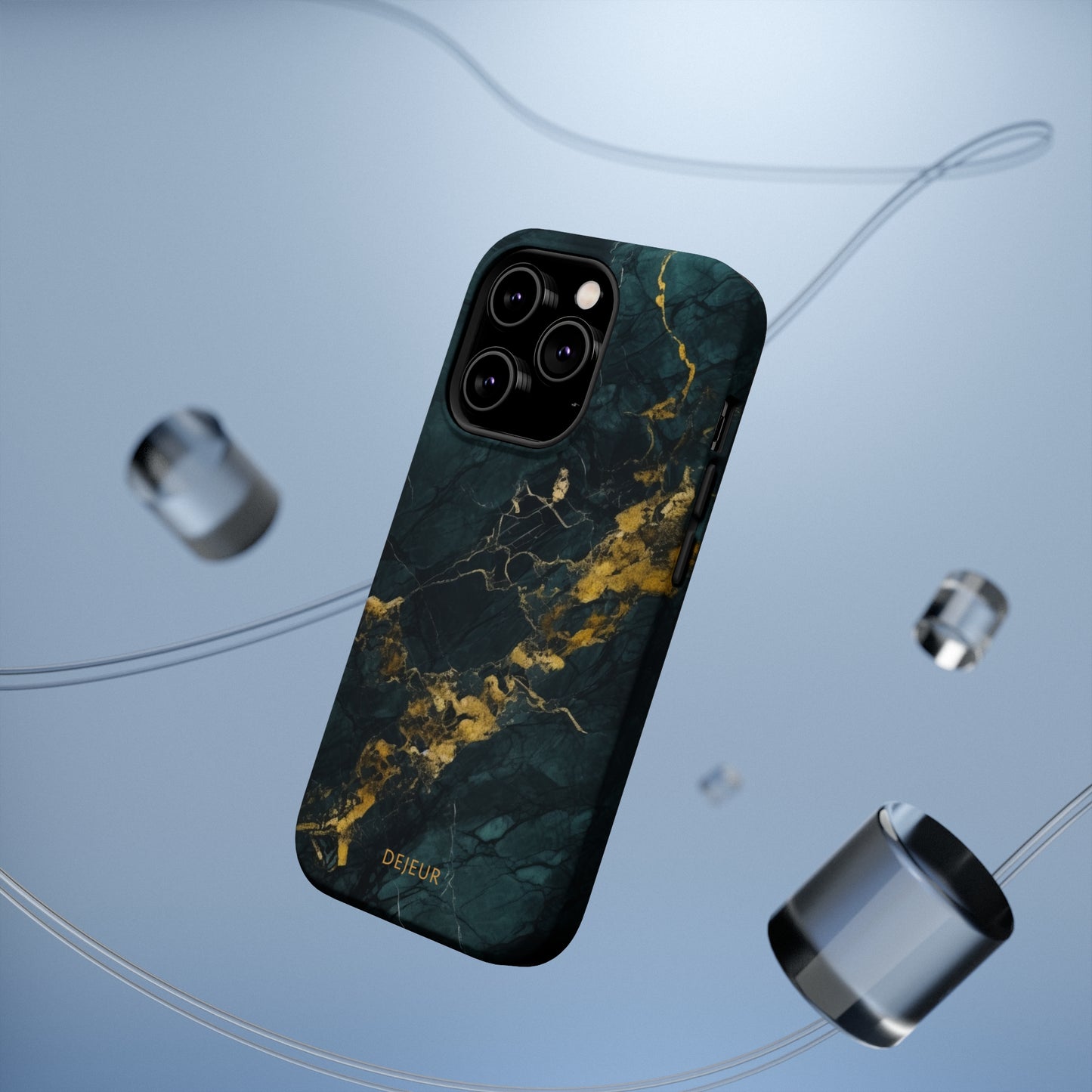 Gold Shadow Marble - iPhone MagSafe Tough Case