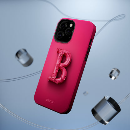 B Hot Pink - iPhone MagSafe Tough Case