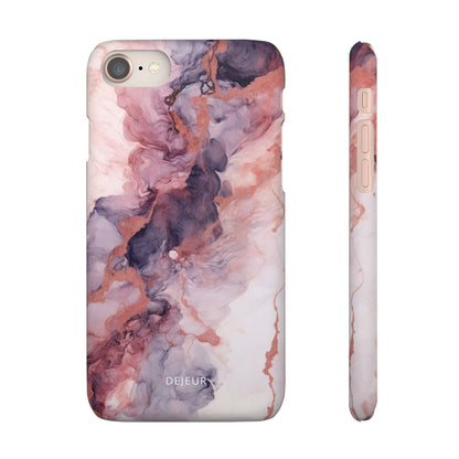 Royal Purple Marble - iPhone Snap Case