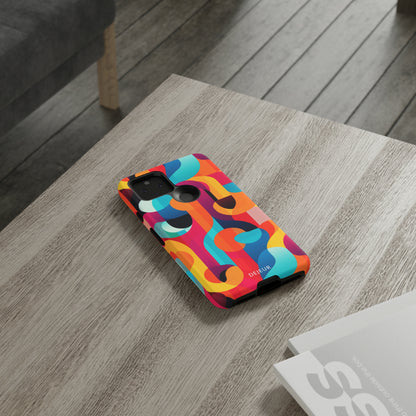 Curved Abstract Shapes - Google Pixel Tough Case