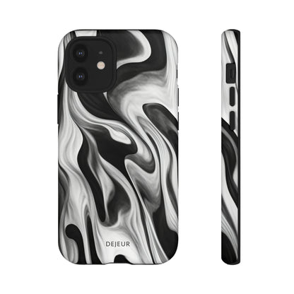 Misty Waves Monochrome - iPhone Tough Case