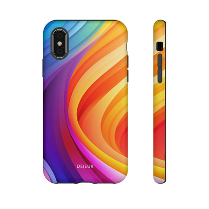 Rainbow Waves - iPhone Tough Case