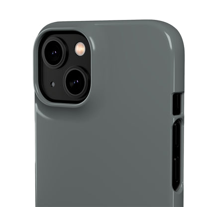 Graphite Grey - iPhone Snap Case