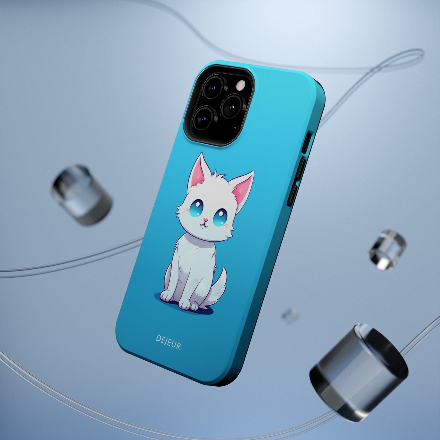 Blue Eyed Cutey Cat - iPhone MagSafe Tough Case