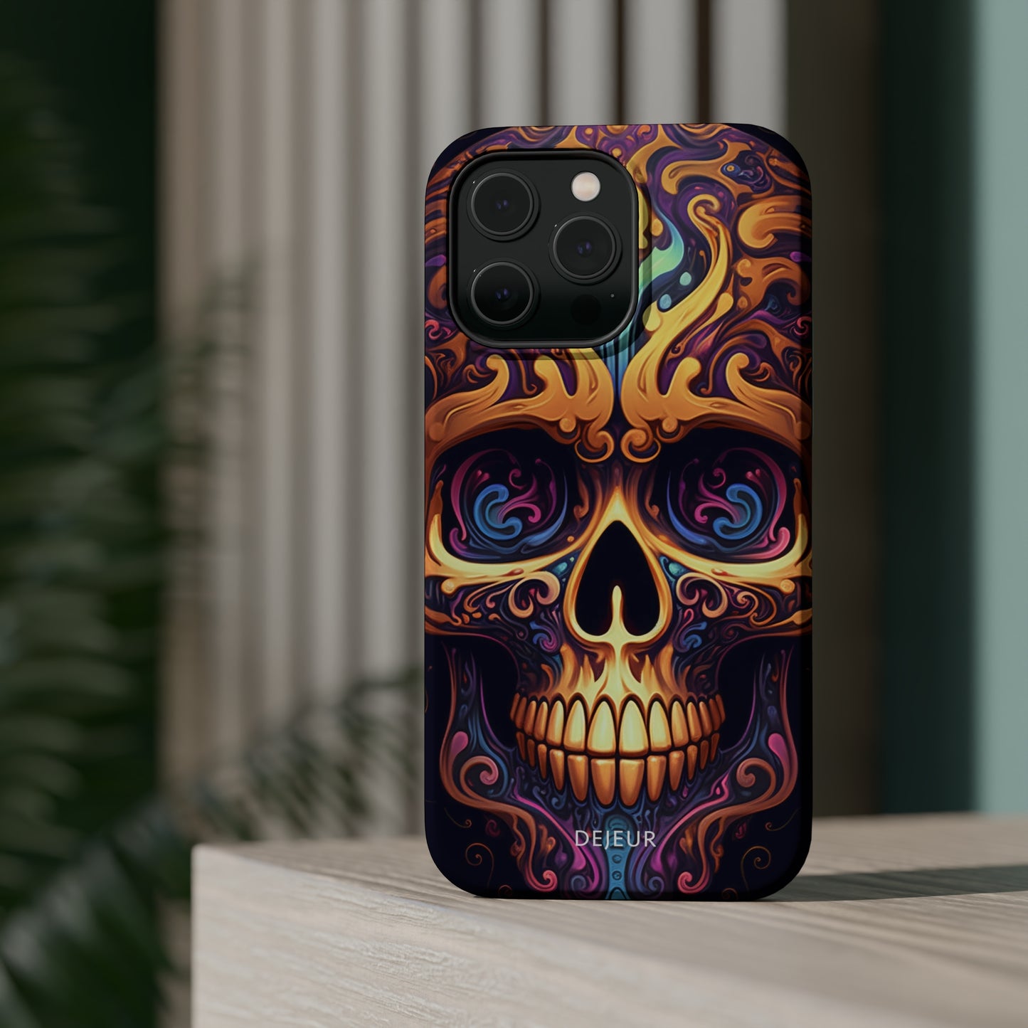 Paisley Skull - iPhone MagSafe Tough Case