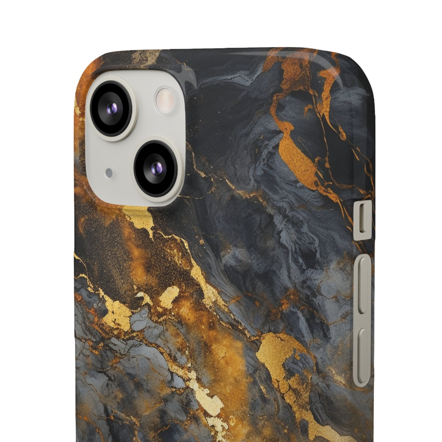 Platinum Gold Marble - iPhone Snap Case