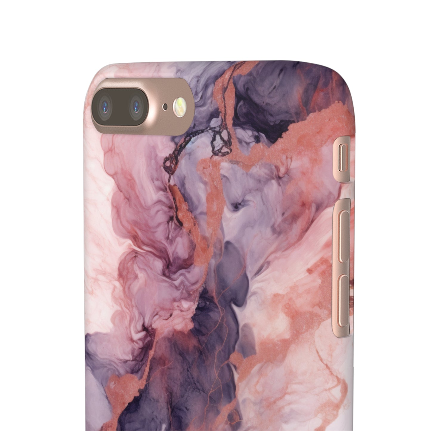 Royal Purple Marble - iPhone Snap Case