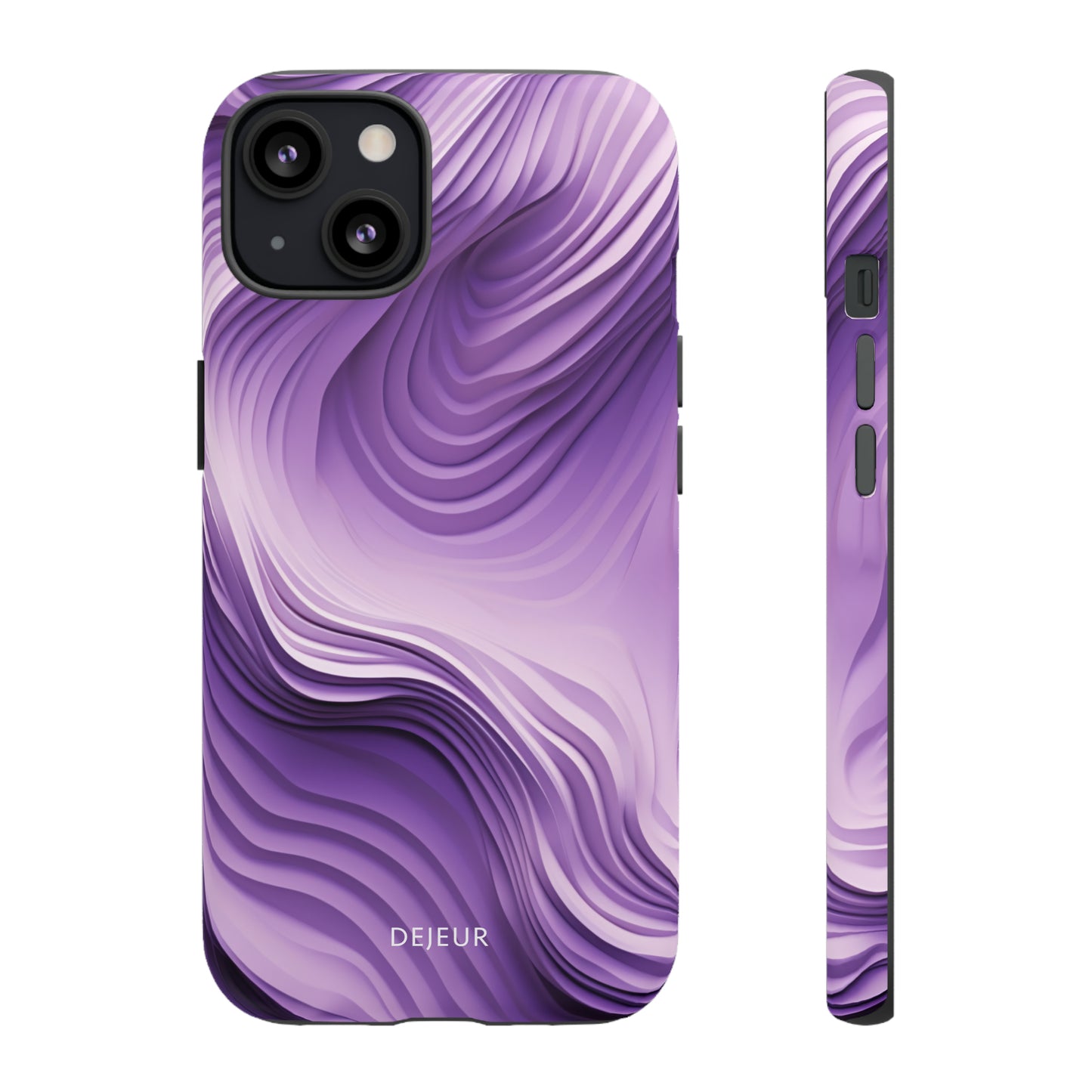 Violet Waves - iPhone Tough Case