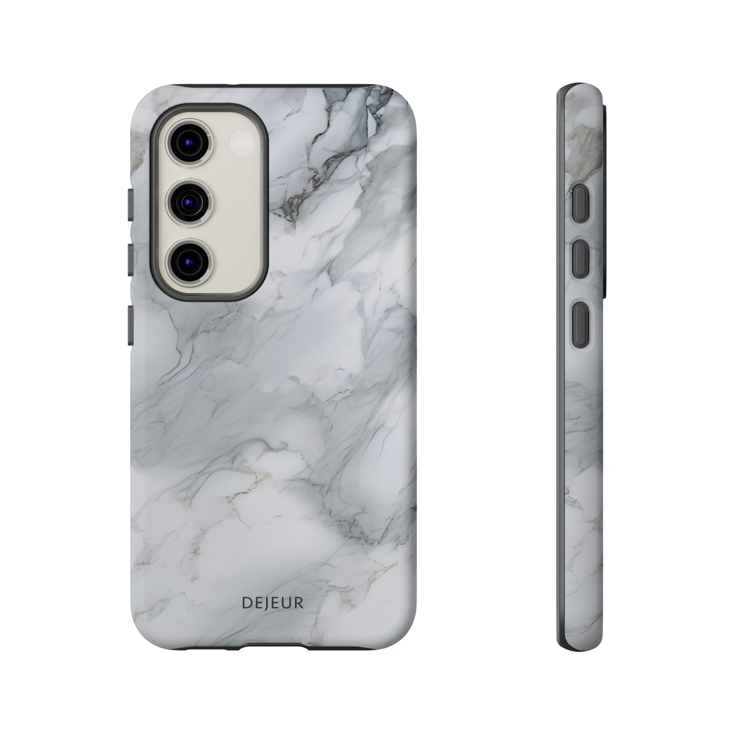 Platinum Silver Marble - Samsung Galaxy Tough Case