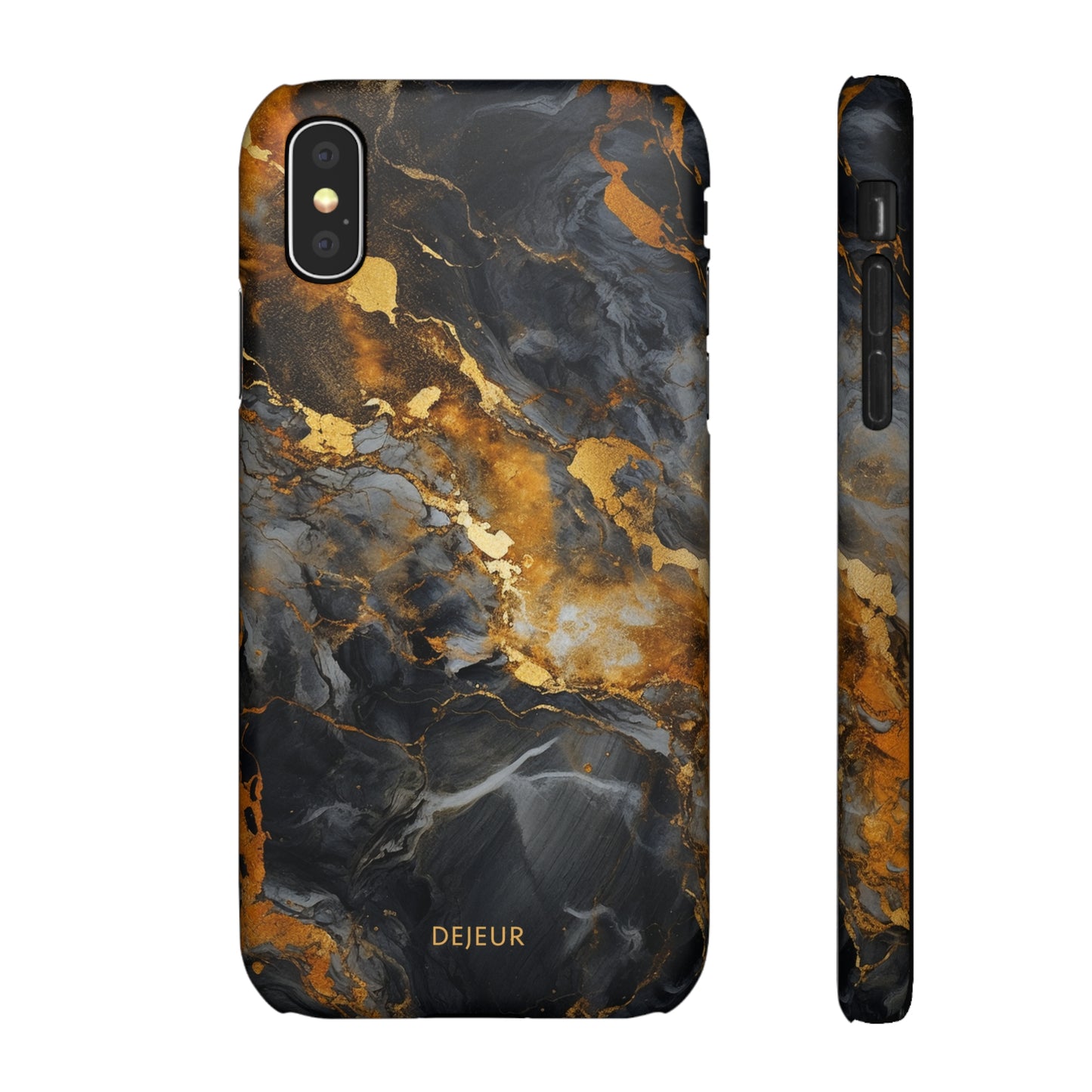 Platinum Gold Marble - iPhone Snap Case