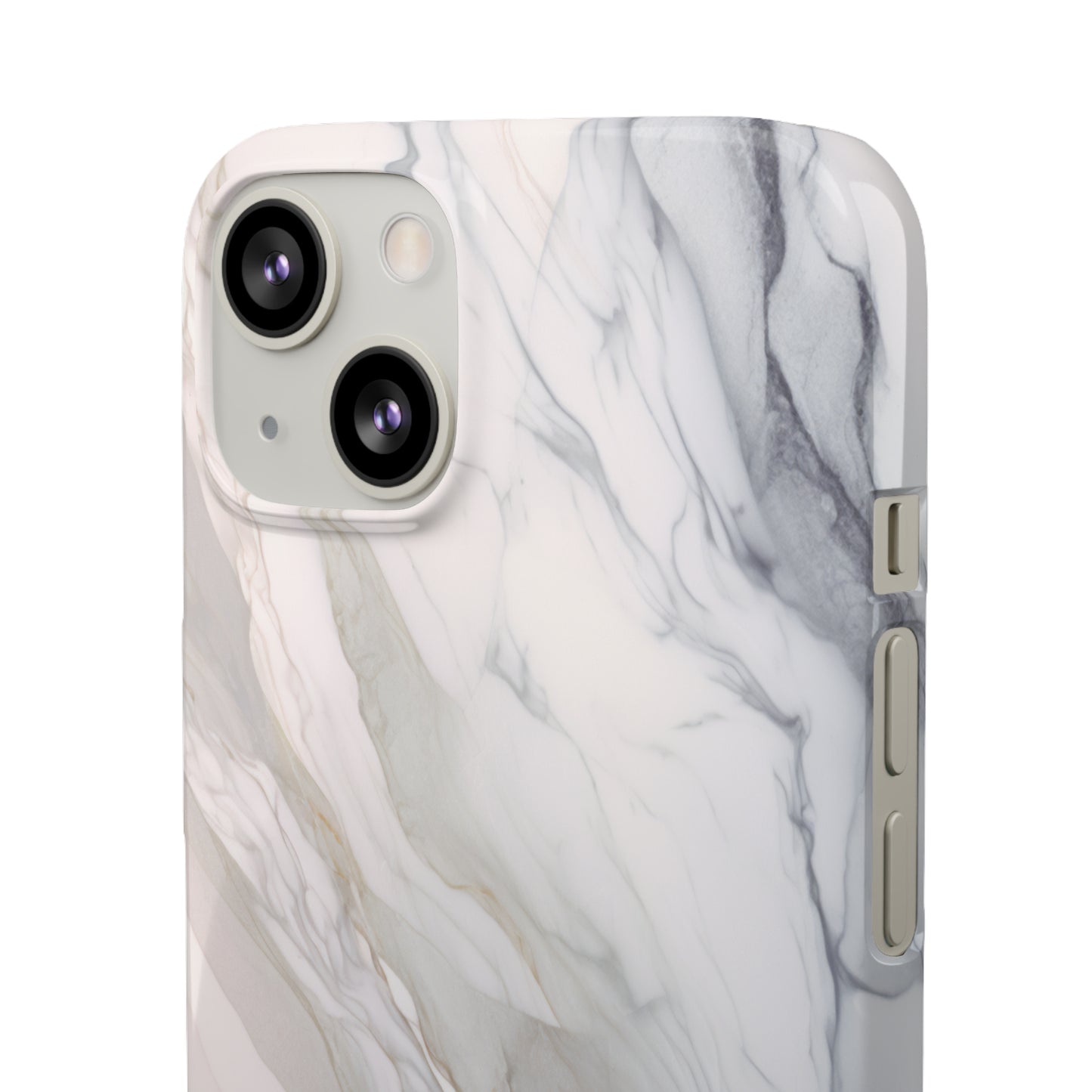 Light Cloud Marble - iPhone Snap Case